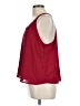 Paper Crane 100% Polyester Red Sleeveless Blouse Size L - photo 5