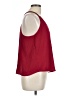 Paper Crane 100% Polyester Red Sleeveless Blouse Size L - photo 4