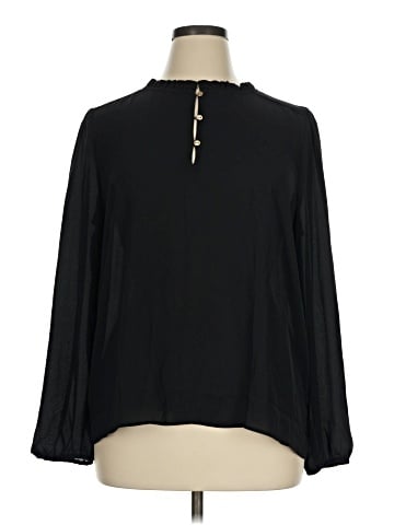 Ann Taylor LOFT Outlet Long Sleeve Blouse (view 1)