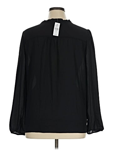 Ann Taylor LOFT Outlet Long Sleeve Blouse (view 2)