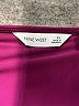 Nine West 100% Polyester Burgundy 3/4 Sleeve Blouse Size XL - photo 7