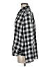 CALVIN KLEIN JEANS Checkered-gingham Gray Long Sleeve Blouse Size M - photo 5