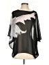 Clover Canyon 100% Polyester Black 3/4 Sleeve Blouse Size S - photo 1