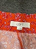 Ann Taylor LOFT 100% Rayon Print Orange Shorts Size L (petite) - photo 3