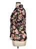 Croft & Barrow Floral Black Short Sleeve Blouse Size XL - photo 5