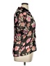 Croft & Barrow Floral Black Short Sleeve Blouse Size XL - photo 4