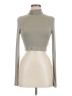 Sunday Best Silver Long Sleeve Turtleneck Size M - photo 1