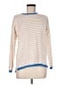 Staccato Stripes Tan Pullover Sweater Size M - photo 1