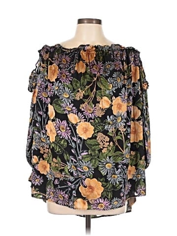 For Love & Lemons 3/4 Sleeve Blouse (view 1)