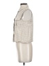 Sim & Sam 100% Cotton Tweed Ivory Sleeveless Button-Down Shirt Size S - photo 5