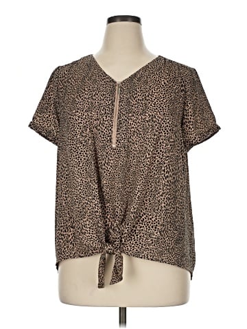 Apt. 9 Short Sleeve Blouse (view 1)