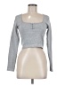 Fabletics Gray Long Sleeve Top Size M - photo 1