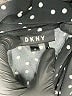 DKNY Polka Dots Black Short Sleeve Blouse Size M - photo 7