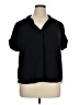 Eddie Bauer Black Short Sleeve Blouse Size XL - photo 1