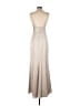 Amsale 100% Polyester Silver Casual Dress Size 4 - photo 2