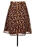 Harve Benard 100% Polyester Print Brown Casual Skirt Size 8 - photo 2