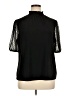 Anne Klein Black Short Sleeve Blouse Size XL - photo 1
