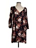 Lulus 100% Polyester Floral Black Casual Dress Size S - photo 1