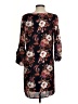 Lulus 100% Polyester Floral Black Casual Dress Size S - photo 2