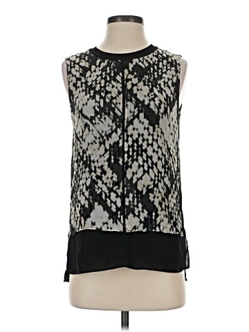 Vince. Sleeveless Silk Top (view 1)