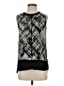 Vince. 100% Silk Black Sleeveless Silk Top Size XS - photo 1