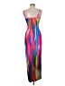 Unbranded Graphic Pink Cocktail Dress Size M - photo 2