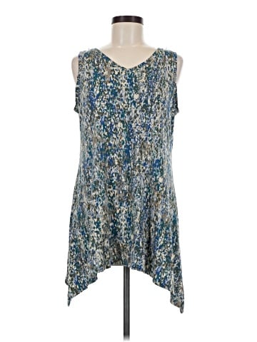 LOGO by Lori Goldstein Sleeveless Blouse (view 1)