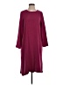 Assorted Brands 100% Polyester Solid Burgundy Casual Dress Size S - photo 1