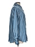 T Tahari 100% Polyester Stripes Blue Long Sleeve Blouse Size L - photo 4