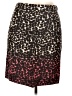 J.Crew 100% Linen Print Black Formal Skirt Size 10 - photo 1