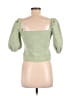 Zara Green 3/4 Sleeve Top Size M - photo 2