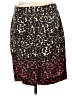 J.Crew 100% Linen Print Black Formal Skirt Size 10 - photo 2