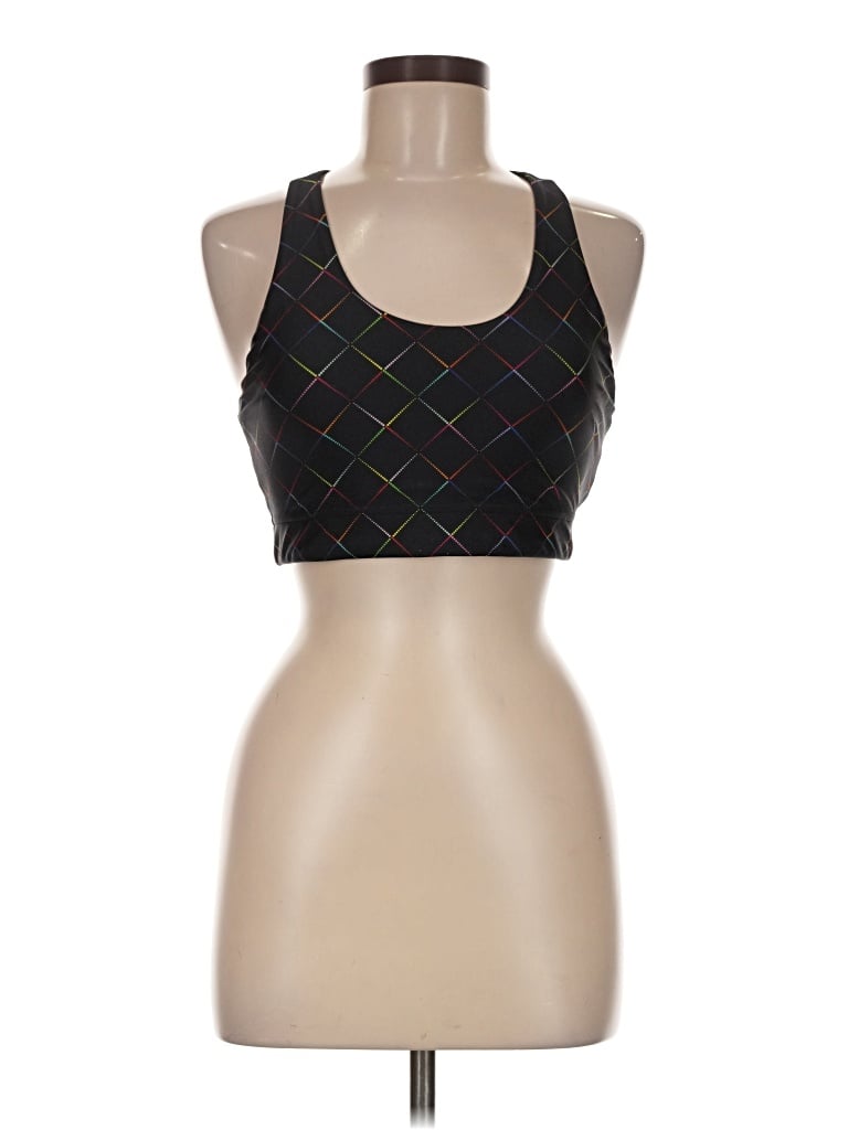 Pre-owned Terez Tank Top Black Halter Neckline Tops