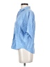 Joie Stripes Blue 3/4 Sleeve Button-Down Shirt Size XS - photo 5