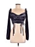 Privy Black 3/4 Sleeve Blouse Size M - photo 1