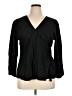 Old Navy Black 3/4 Sleeve Blouse Size XL - photo 1