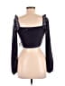 Privy Black 3/4 Sleeve Blouse Size M - photo 2