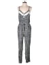 Hayden Polka Dots Gray Jumpsuit Size L - photo 1