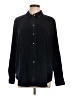 Gap 100% Polyester Black Long Sleeve Blouse Size L - photo 1