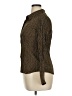 Fred David Tweed Brown Long Sleeve Blouse Size XL - photo 5
