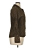 Fred David Tweed Brown Long Sleeve Blouse Size XL - photo 4