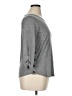 Iz Byer Gray 3/4 Sleeve Top Size XL - photo 4