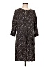 Boden Print Black Casual Dress Size 10L - photo 1