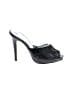Saks Fifth Avenue 100% Leather Black Heels Size 5 - photo 1