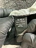 Alala 100% Viscose Color Block Black Track Jacket Size L - photo 7
