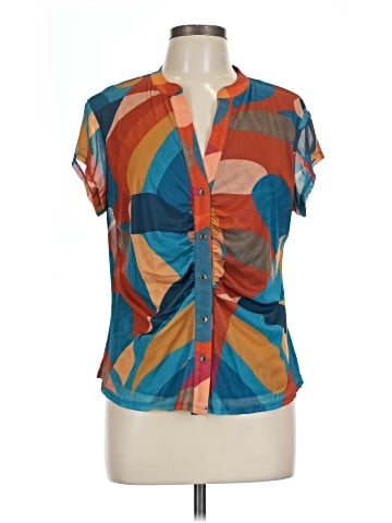 Black Rainn Short Sleeve Blouse (view 1)