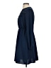 Shein 100% Polyester Solid Blue Casual Dress Size 4 - photo 5