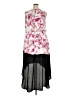 6th & LN 100% Polyester Graphic Pink Cocktail Dress Size 22 - photo 2