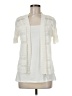 SWEATER WORKS 100% Acrylic Ivory Cardigan Size M - photo 1