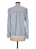 Angels 100% Rayon Blue Long Sleeve Blouse Size M - photo 2